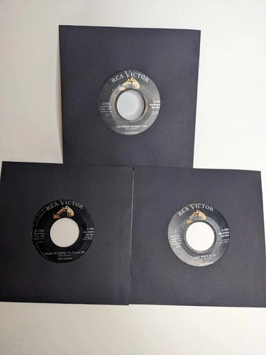 Don Gibson Lot 2- (4) VINTAGE 45s - 7" Records including Sea Of Heartbreak