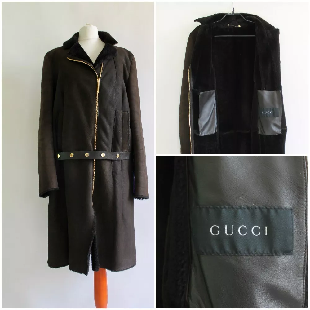 Cuir GUCCI années 90 TOM FORD CEINTURE DE CISAILLEMENT marron