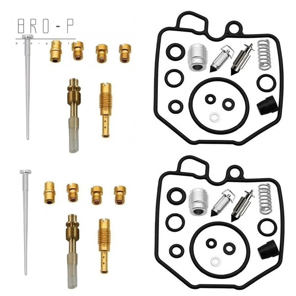 Kit de reconstrucción de reparación de carburador X2 para Honda Hawk 400 CB400T 1978-1979 Foto 2 de 4