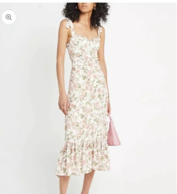 short sleeve dresses midi Plus Size Ruffled V-Neck A-Line Midi Wedding Guest Dress for Women
