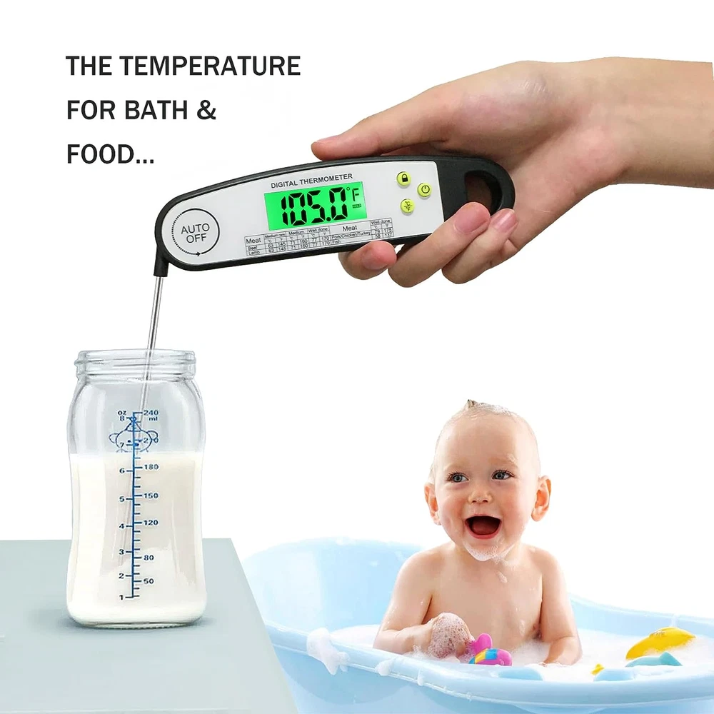 Meat Thermometer Digital, Meat Thermometers for Grilling, Food Thermometer with