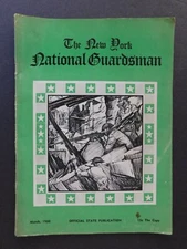 Scarce - "The New York National Guardsman" Mar 1936 32pgs - incl. Patches info