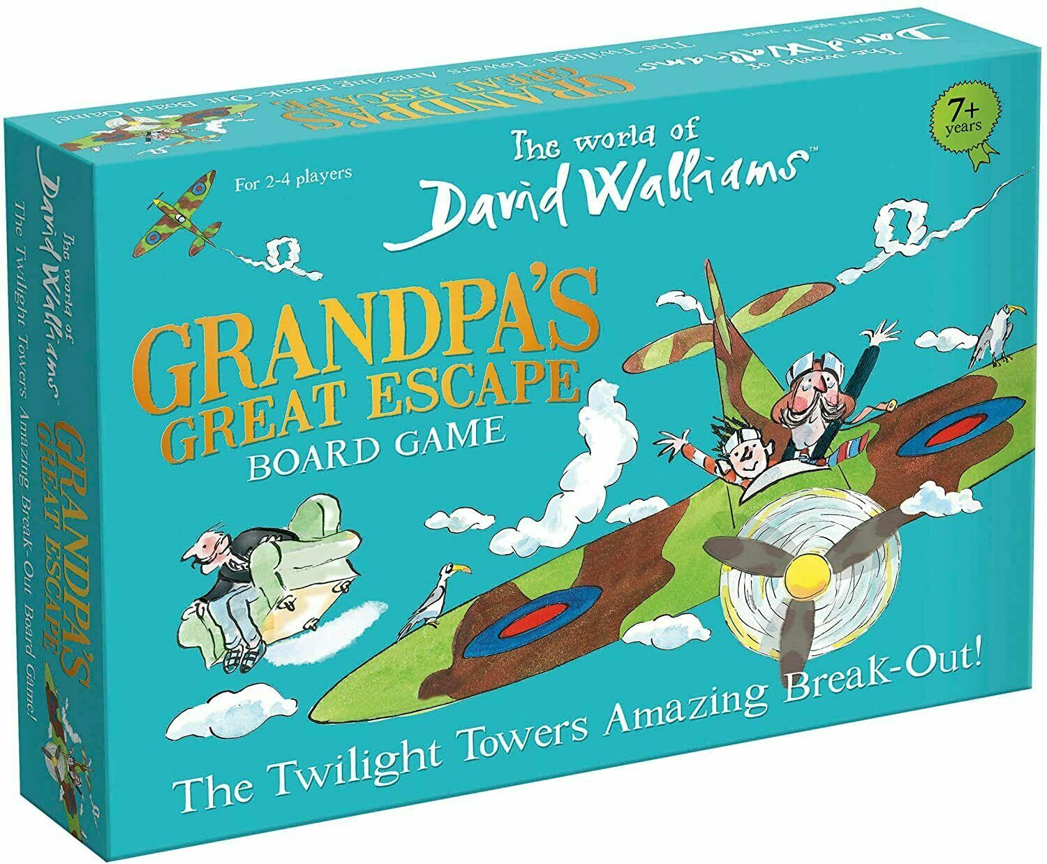 Grandpa's Great Escape Board Game By Walliams -  University Games &  Paul Lamond