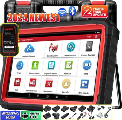 LAUNCH X431 PRO5+ OBD2 Scanner Bidirectional Car Diagnostic Tool Coding TPMS