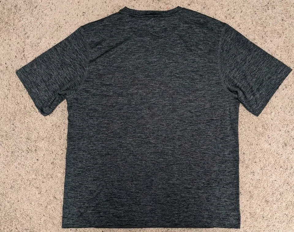 Camisa masculina Cleveland Browns XL cinza desempenho capacete de treinamento logotipo elástico - Imagem 4 de 4