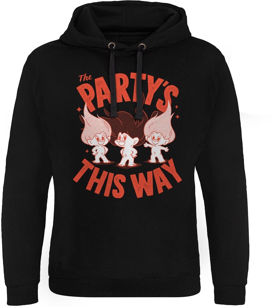 Толстовка с капюшоном Тролли удачи The PartyS This Way Epic Hoodie UV-37-GLT002-H66-13