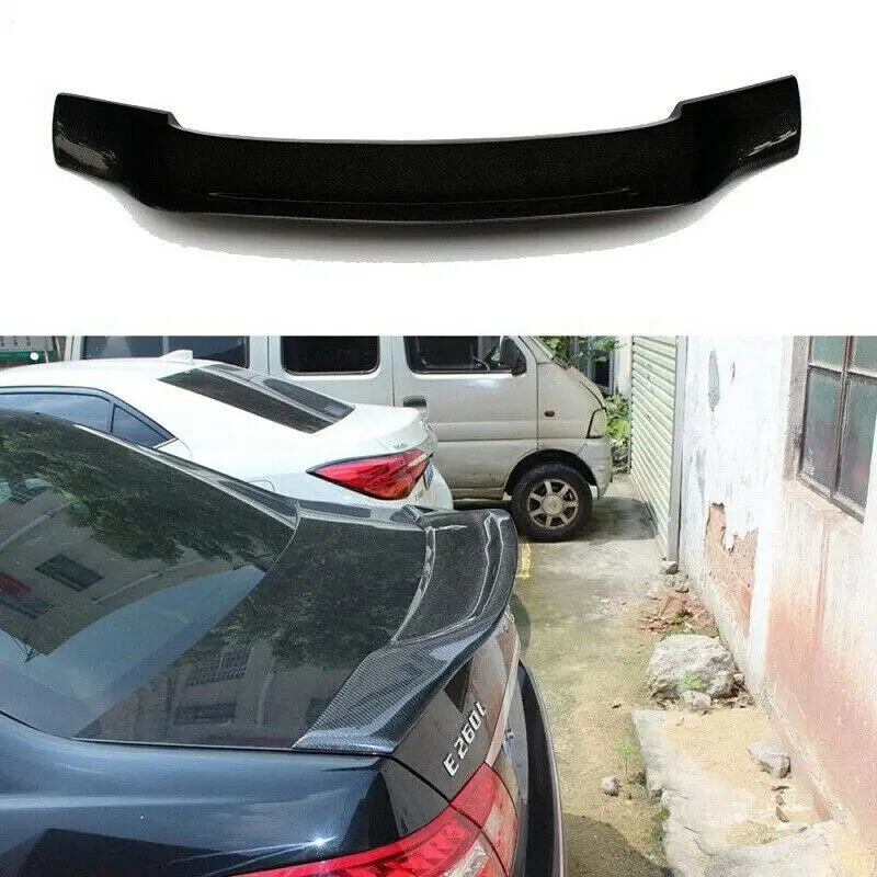 Spoiler traseiro de carro de fibra de carbono asa para Mercedes Benz W212 E250 E350 - Imagem 2 de 4