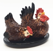 Chicken Ceramic Seasoning Salt Pepper Spice Sugar Handmade Decor cute gift