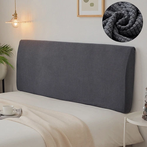 Stretch Bedroom Headboard Slipcover Dustproof Bed Head Spread Protector Cover A - Picture 10 of 40