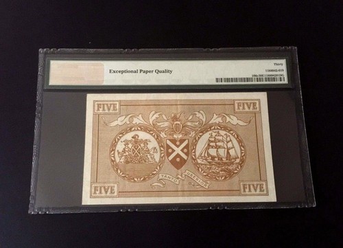 1967 Bank Of Scotland £5 P-106c PMG 30 EPQ - Picture 2 of 5