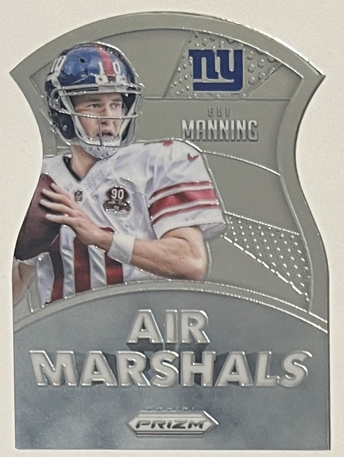 2014 Panini Prizm Football #AM14 Eli Manning Air Marshals Insert
