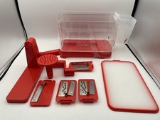 New Art Cook AR + Cook Ultimate Spiralizer For Vegetables and Fruits (Red)
