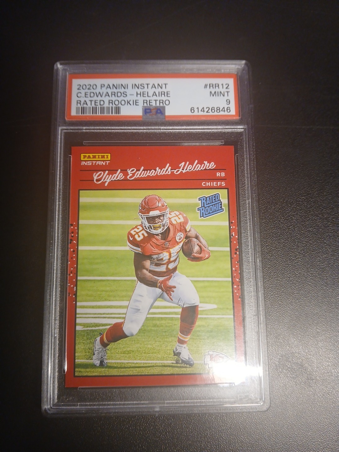 (PSA 9) 1/2044 - 2020 Panini Instant NFL - Rated Rookie Clyde Edwards-Helaire