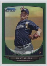 2013 Bowman Chrome Prospects Green Refractor Jimmy Nelson #BCP140 0az