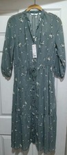 Uniqlo Women 3/4 Sleeve Floral Dress Size XS