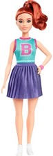 Barbie Fashionista Doll #232 Red Hair Jersey Top