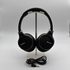 Sony MDR-10RNC Headphones Black Wired Over-Ear Noise-Canceling 3.5 mm Connector