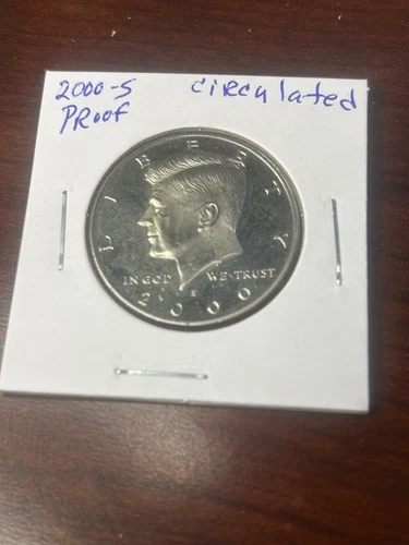 2000 S proof Kennedy Half Dollar a