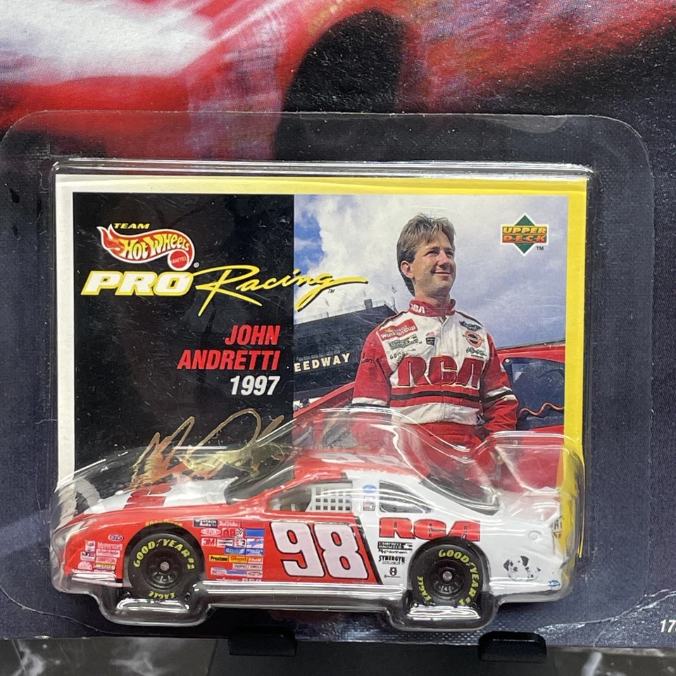 Ford 1/64 NASCAR fundido a presión Hot Wheels Pro Racing 1997 John Andretti #98 Foto 2 de 3