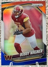2025 Panini Prizm Bobby Wagner #261 Red White & Blue Prizm - Washington Commader