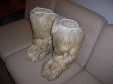 Roluc Ideal Goat Fur Hair Yeti Boots 41 /42 Unisex Woman's 10 Men's 8