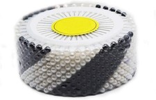 - 480 Pcs Round Pearl Head Sewing Pins Straight Pins Head pins,1.5 inch - Bl...