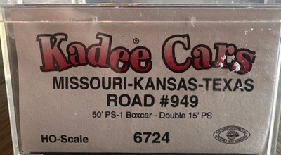 Kadee Cars HO Scale #6724 50  PS-1 Boxcar Dbl 15  PS Missouri-Kansas-Texas #949
