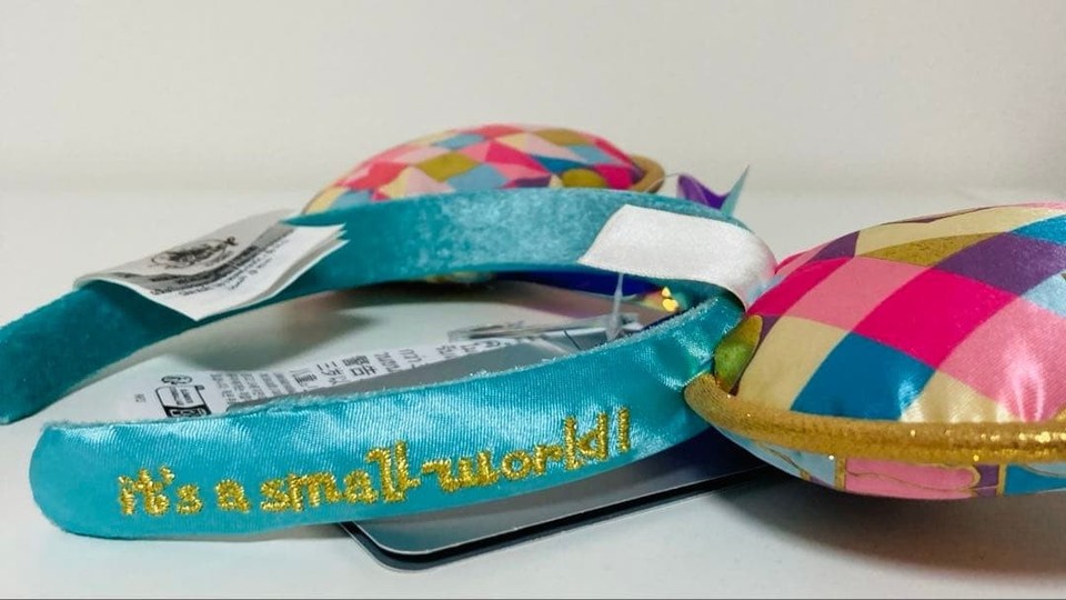 Disney Headband Paris It's a Small World Sparkle ears Japan | eBay UK