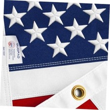 Made in the USA American Flag 3x5 Outdoor Heavy Duty,Sturdy 3x5Ft-NylonFlag