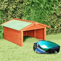 Vidaxl Roboter-RasenmäHer Garage 72X87X50 Cm Massivholz Tanne Neu