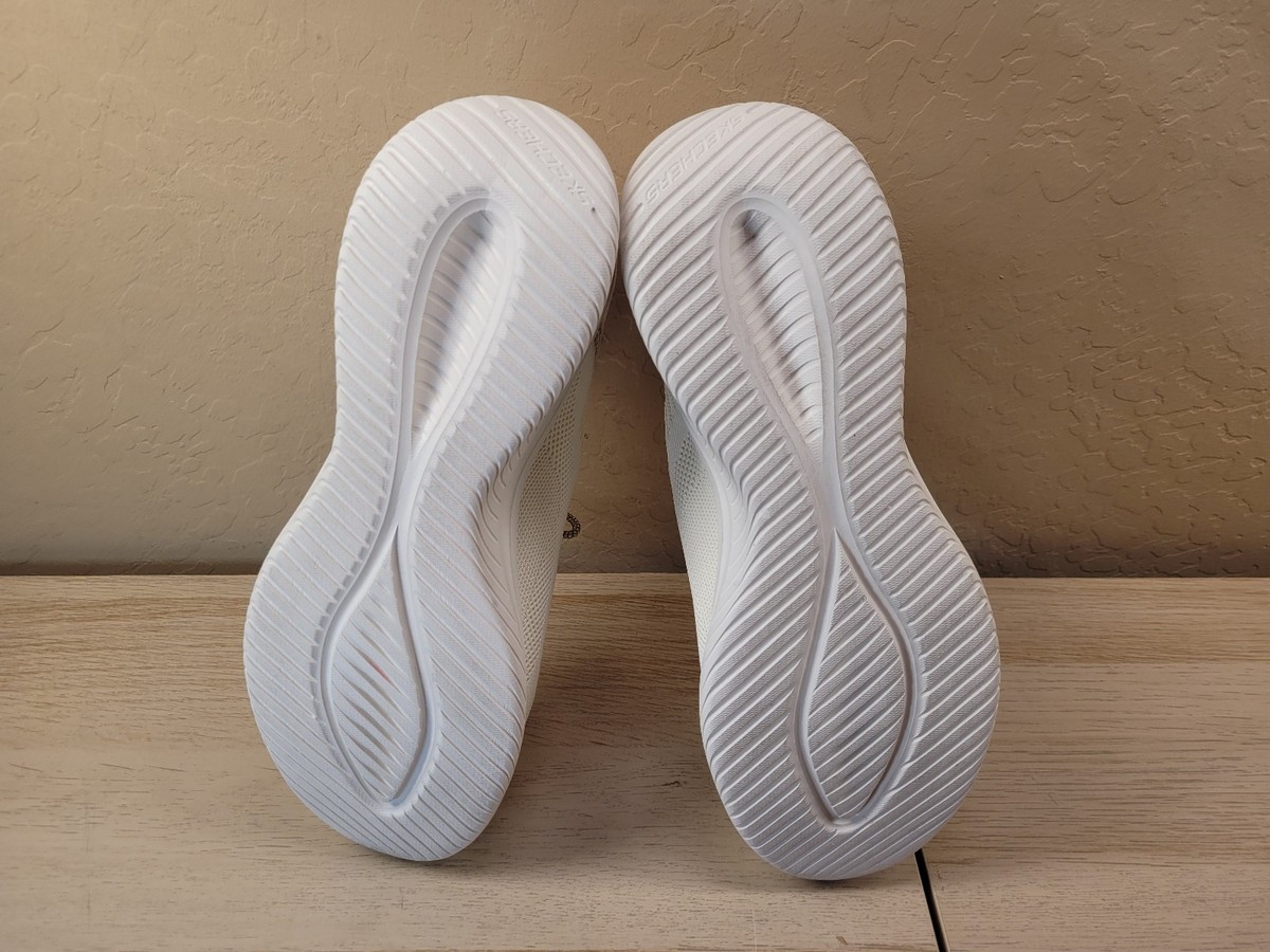Skechers Shoes Womens 11 Hands Free Slip-Ins Comfort White Sparkle