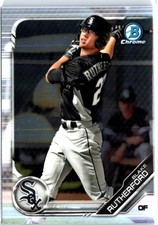 2019 Bowman - Blake Rutherford #BCP-20 Chrome Prospects Chicago White Sox