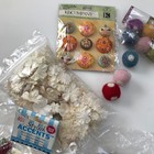 Lot of 100+ Appliques Offray Ribbon Roses Sewing Bows Millinery Flowers Notions — photo 2