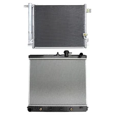 Aluminum Radiator & AC Condenser Cooling Kit For 2009-2012 Chevrolet Colorado