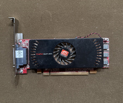 ATI FirePro 2450 AMD B436 Multi-View Dual VHDCI 512MB Graphic Video Card - WORKS