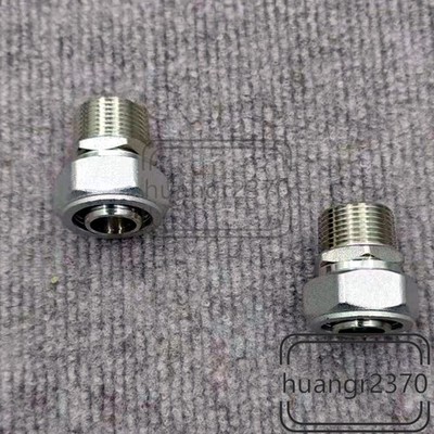 2 pcs Piping 3/4'' NPT Adaptor Fitting M8003 Air Compressed Connector for MaxLINE