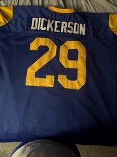Mitchell & Ness Los Angeles Rams Eric Dickerson #29 1984 Jersey 3XL Blue/Yellow