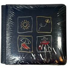 Creative Memories 7x7 Scrapbook Album Summer Theme Navy Sealed FREE SHIPPING