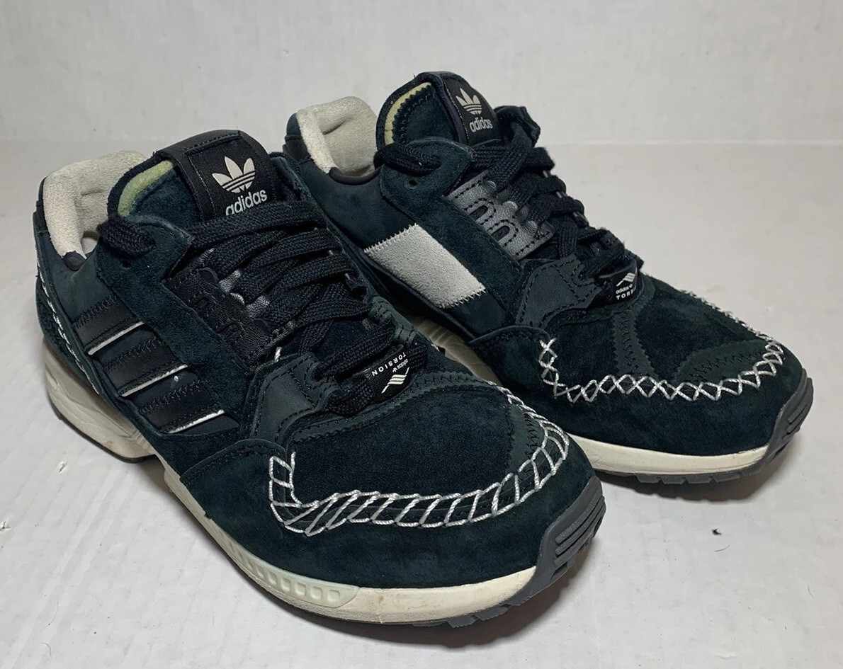 Adidas ZX 9000 Sneakers Men's Size 6.5 Moc Lace Up Black | eBay