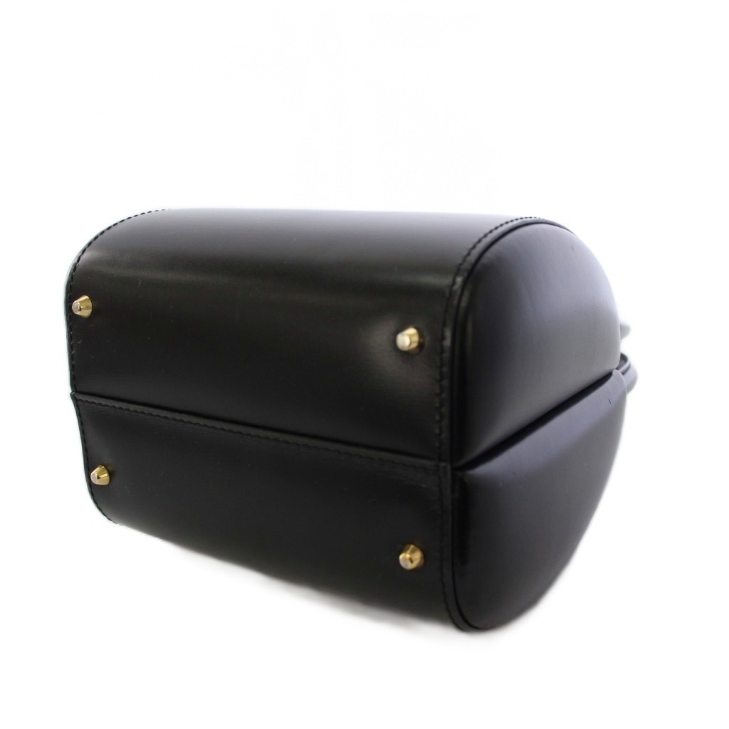 Loewe LOEWE Anagram Vintage Handbag Leather Black KH OH Women s image 4