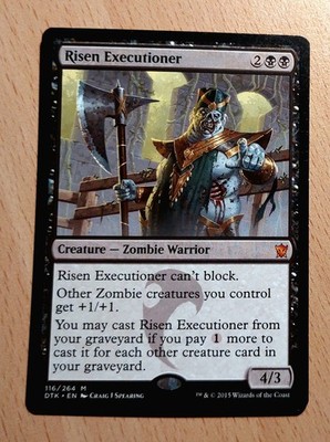 MTG Magic: Auferstandener Scharfrichter / Risen Executioner, Zombie Lord, Mythic