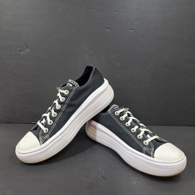 Converse Chuck Taylor All Star Move Platform Sneakers 570256C Black Sz 8.5