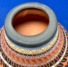 Ernie Watchman Native American Pottery Vase Etched Navajo Handmade Signed — photo 5