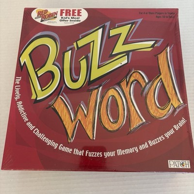 Vintage Buzz Word Game by Patch Products 2003 Edition - Factory Sealed