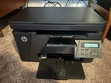 HP LaserJet Pro MFP M125nw Laser Printer Copier 15k Pg Ct +Used Toner SEE VIDEO