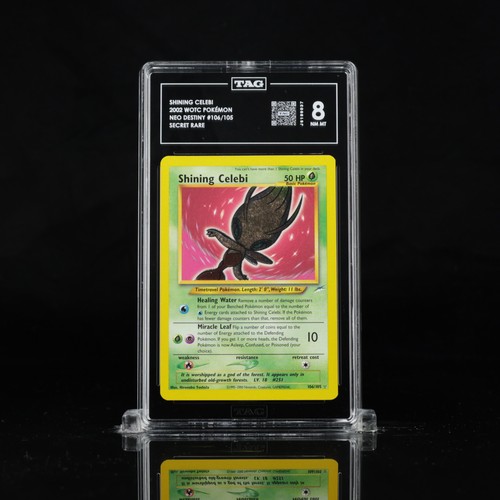 Shining Celebi (Unlimited) graded TAG 8 for sale on eBay