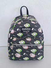 Mini mochila Loungefly Nickelodeon Invader Zim GIR & Pig Piggy nueva con etiquetas envío y devolución gratuitos