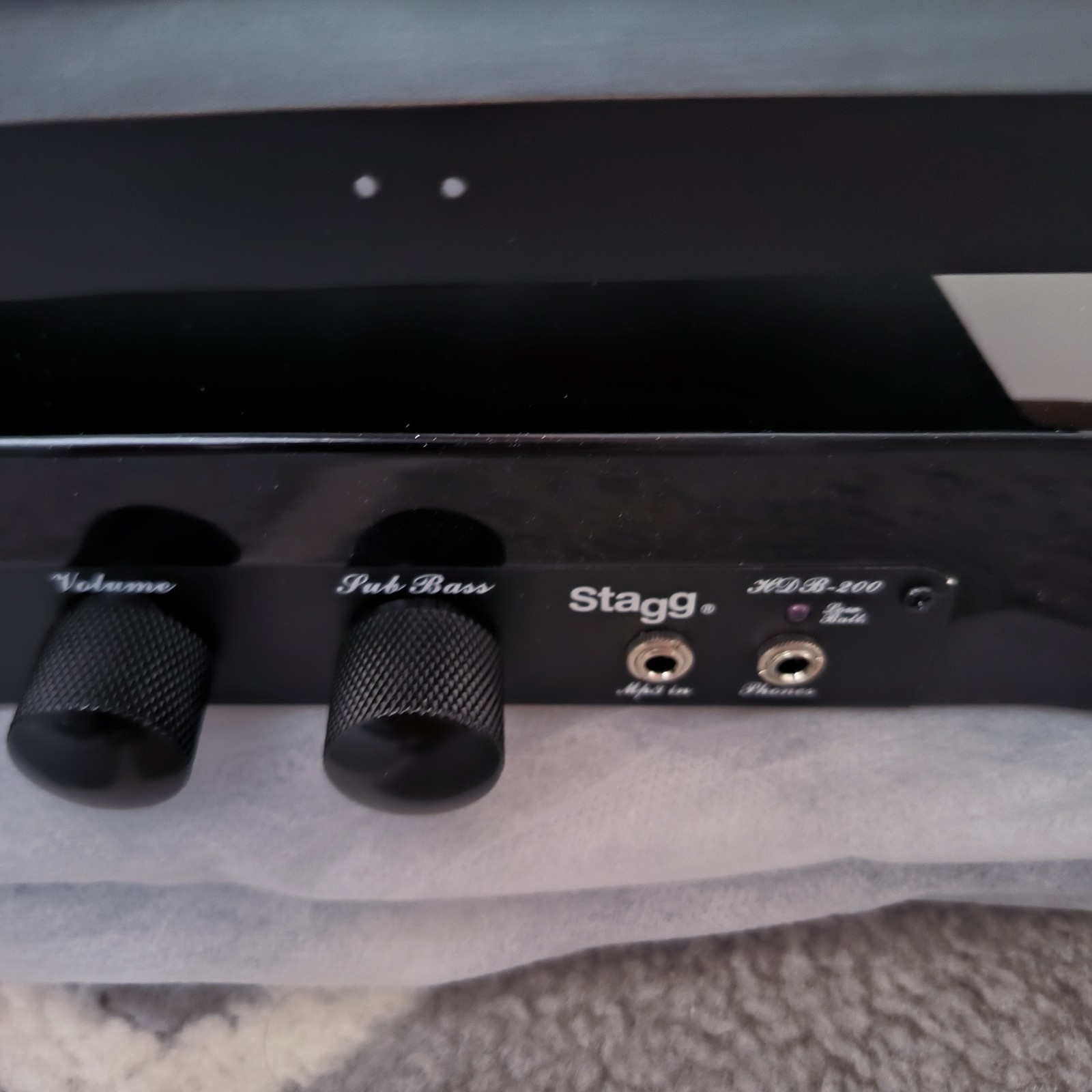 Stagg EDB-3/4 Electric Upright Double Bass 3/4 Size Black with Gigbag READ