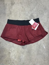 Reebok Crossfit Workout 2 In 1 Shorts Womens Size Small Burgundy NWT V39