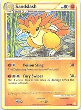 HeartGold SoulSilver #29/123 Sandslash on eBay